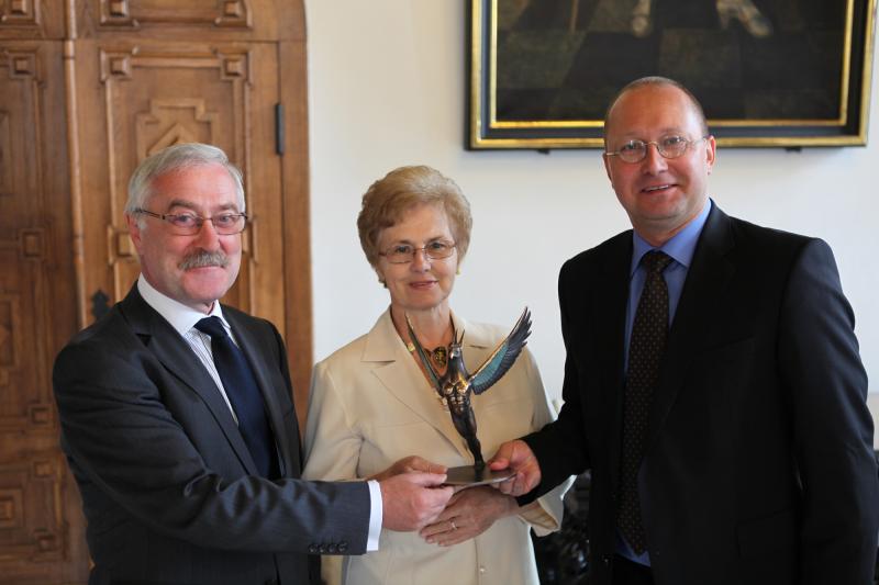 Josef Niedworok, Danuta Walesa, Wieslaw Milkiewicz